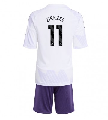Manchester United Joshua Zirkzee #11 Udebanetrøje Børn 2025-26 Kortærmet (+ Korte bukser)